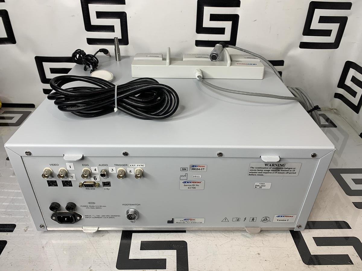 Used KayPentax Laryngeal Strobe Light Source Model 9400 V2 FootSwitch Pedal 6224-0050