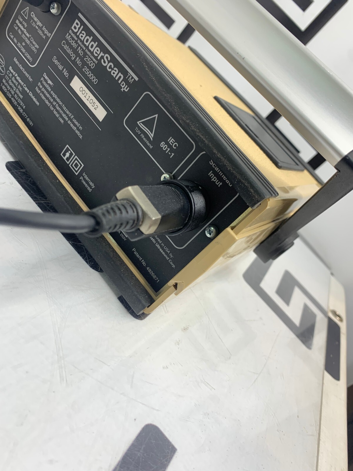 Used Diagnostic Ultrasound BLADDERSCAN BVI-2500 W/ Power Supply & Probe