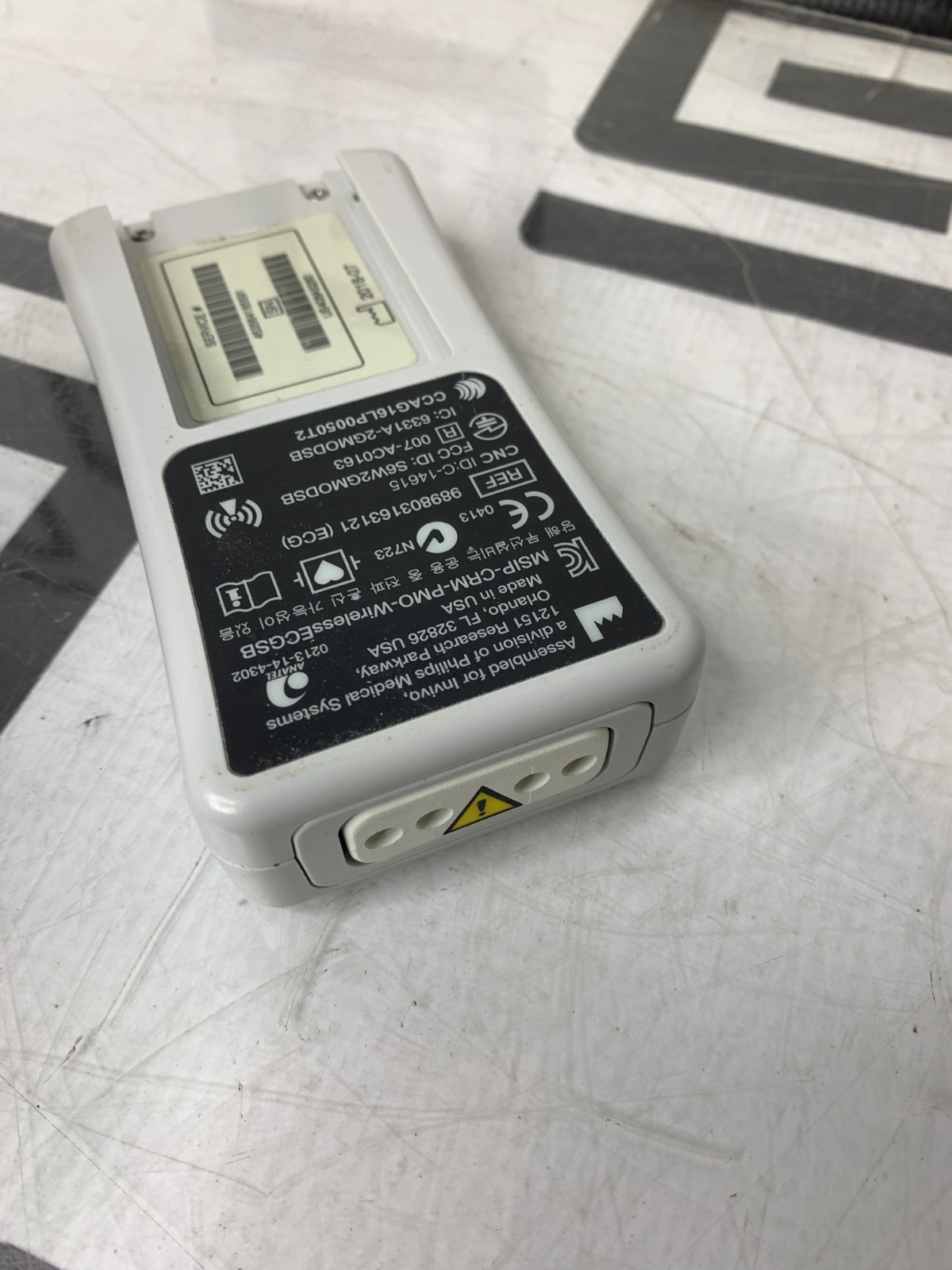 Used Invivo Expression 989803163121 Wireless ECG Module Philips Sensor MR WARRANTY