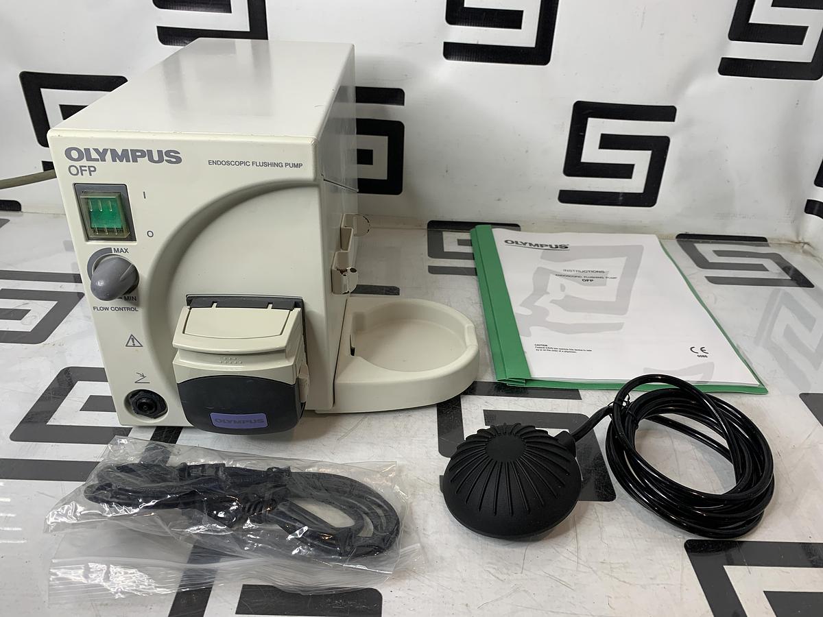 Used Olympus OFP Endoscopic Flushing Pump Irrigation TESTED WARRANTY