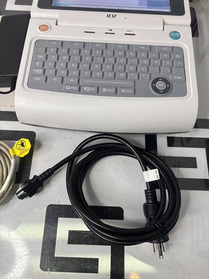 Used SonoScape IE12 Digital 12-channel ECG EKG w/ Leads IE-12 TESTED WARRANTY