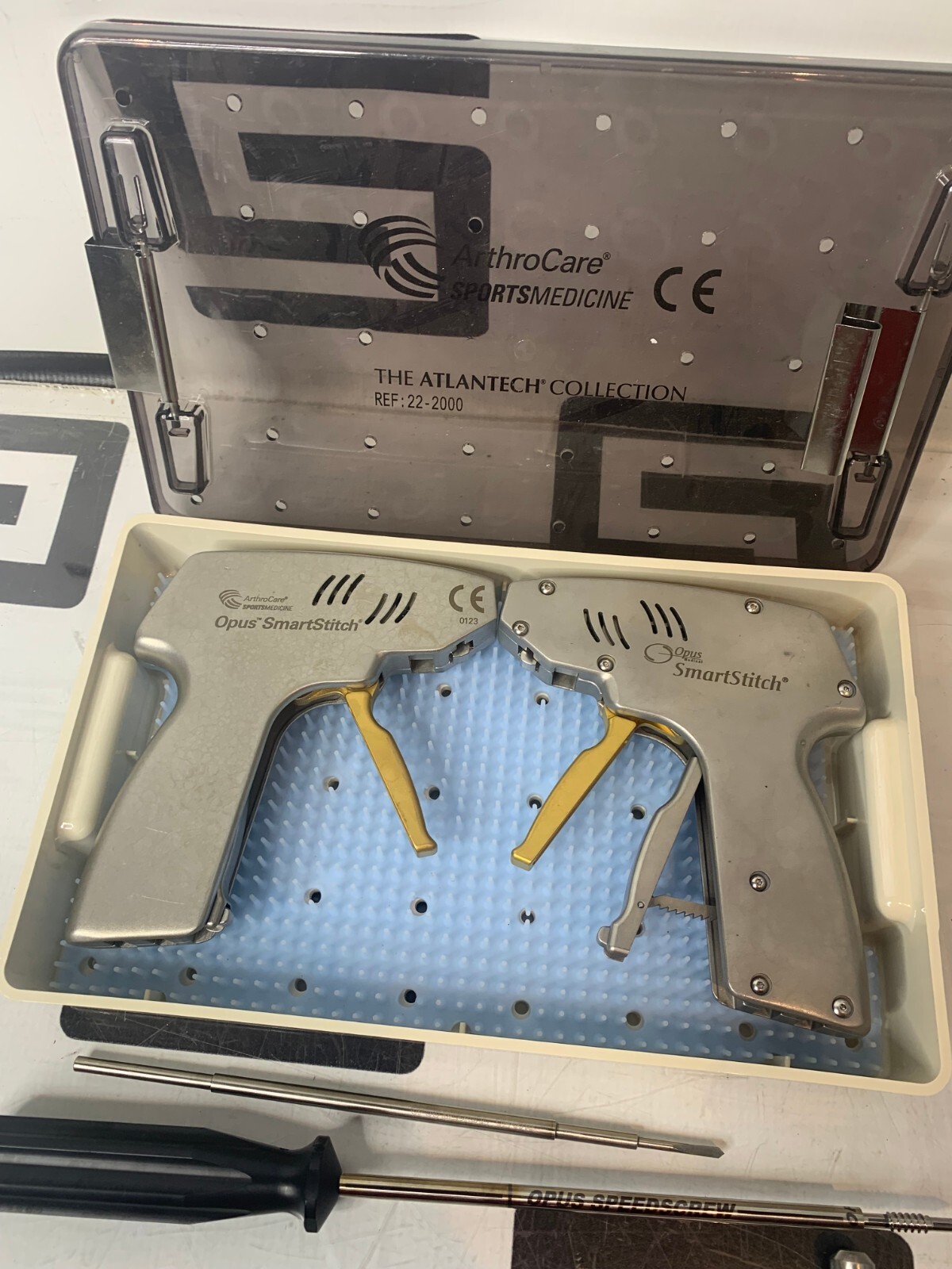 Used Opus SMARTSTITCH AutoCuff System Instrument Set WARRANTY TESTED Arthrocare