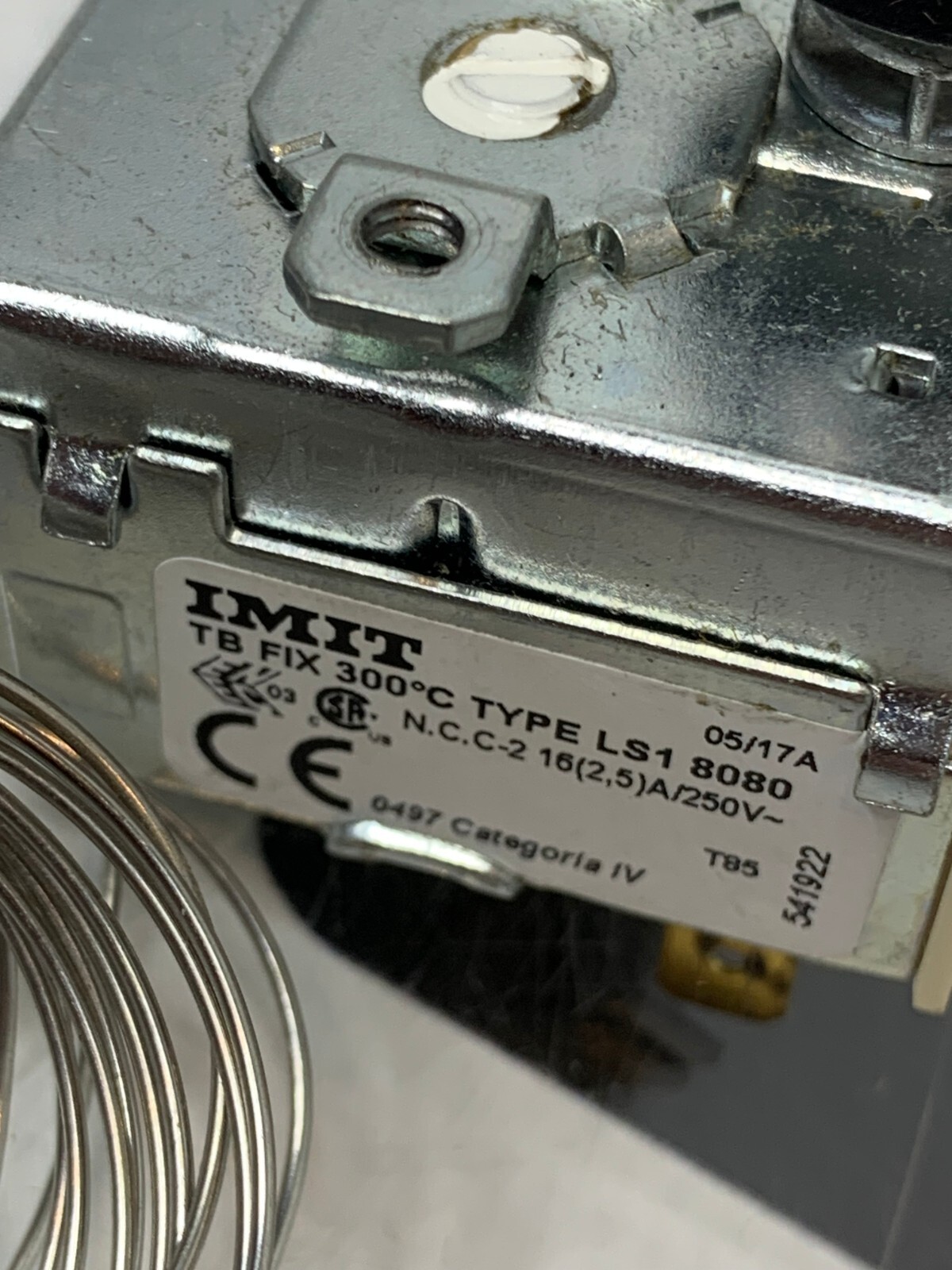 Used Scican Bravo 17V 17 22V 22 TG400 43000150000 Steam Generator Safety Thermostat