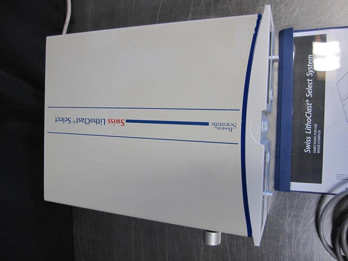 Used Boston Scientific Swiss LithoClast Select System Ultrasound W/ Foot pedal manual