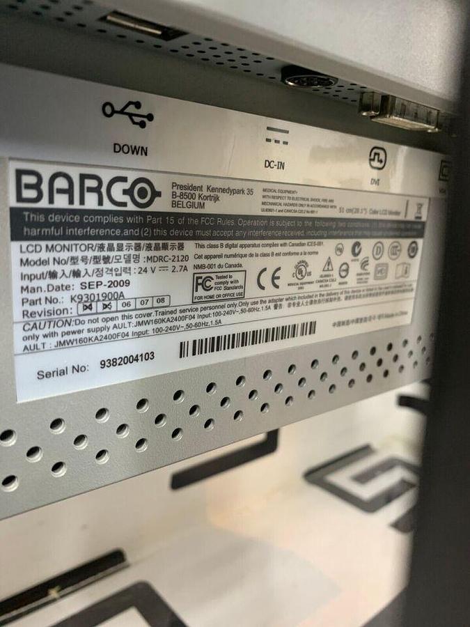 Used BARCO MDRC-2120 Color