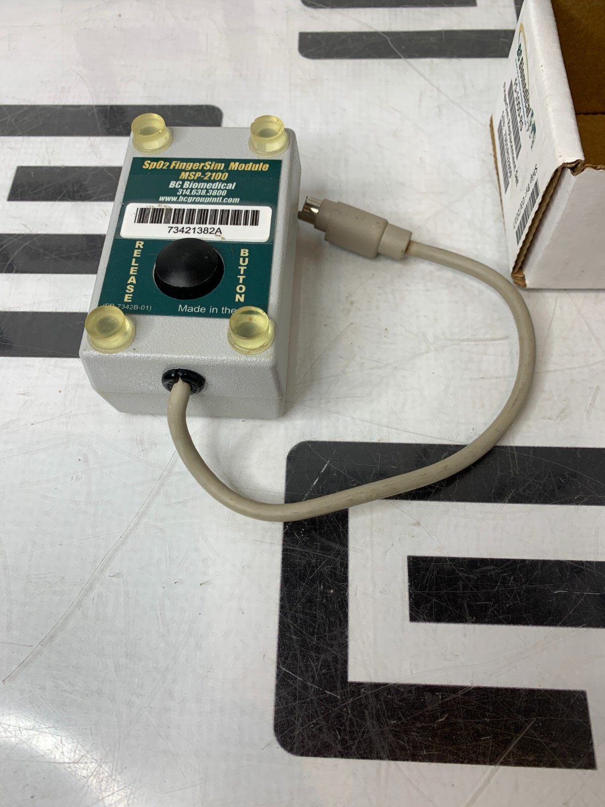 Used BC Biomedical MSP-2100 SpO2 Fingersim Module for NIBP-1030 NIBP-1020