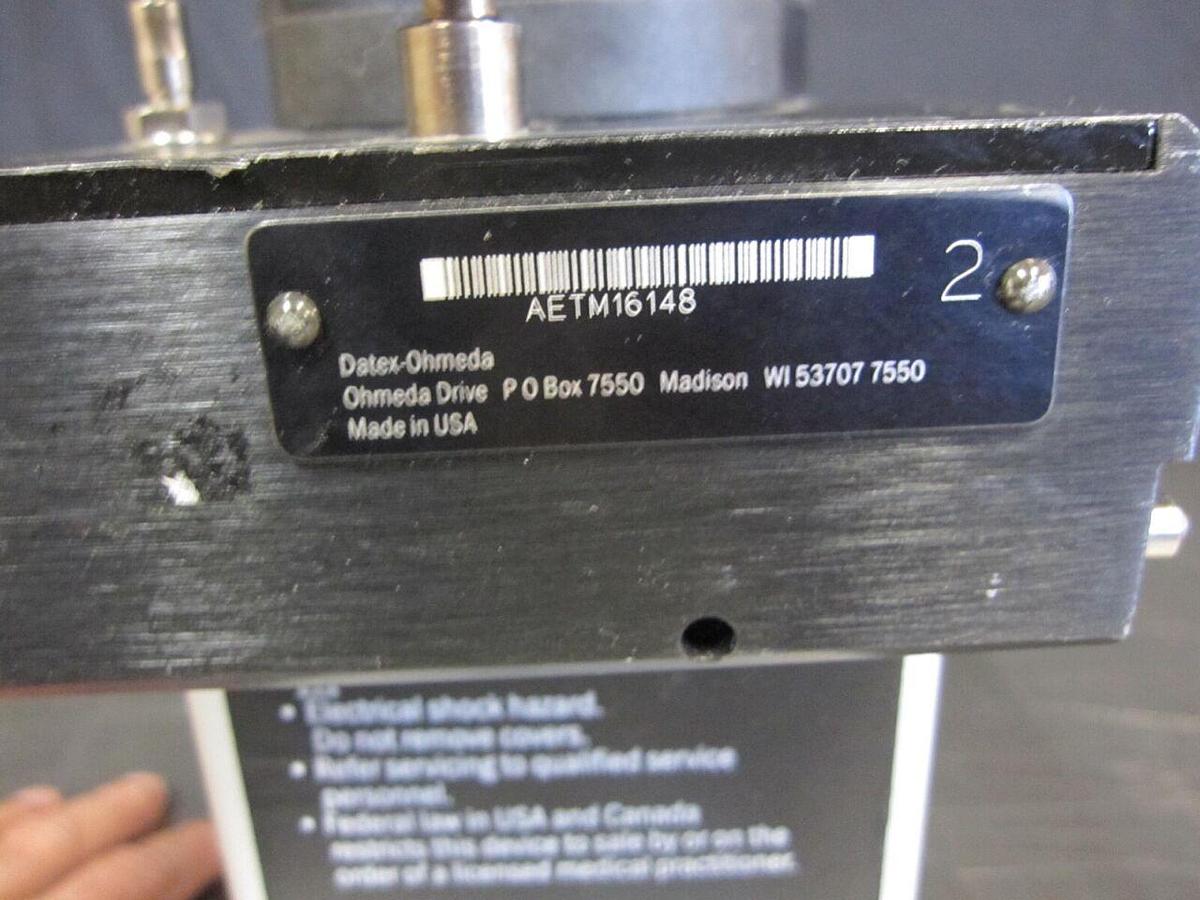 Used DATEX-OHMEDA Tec 6 Plus
