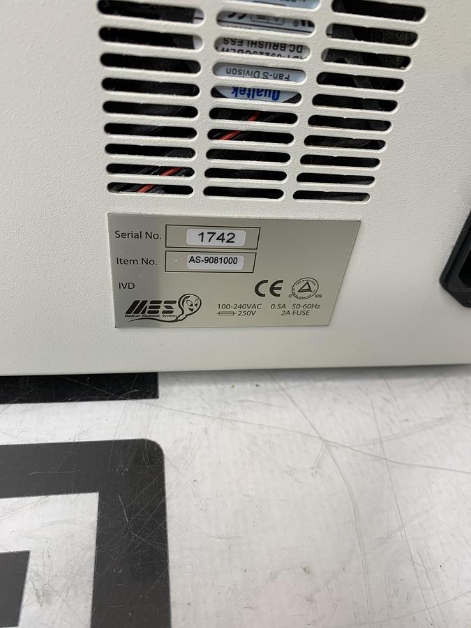 Used MES SQA-V Gold Automated Semen Quality Analyzer Medical Electronic Systems