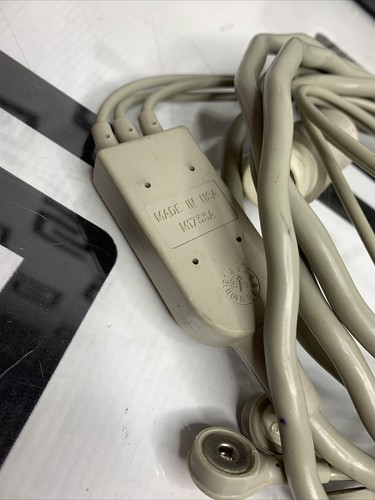 Used HP Philips M1733A One Piece ECG EKG Cable; 03 Leads, SNAP, AHA OEM