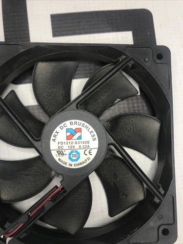 Used 1pc ARX FD1212-S3142E 12CM 12025 12V 0.32A 2-wire Cooling Fan