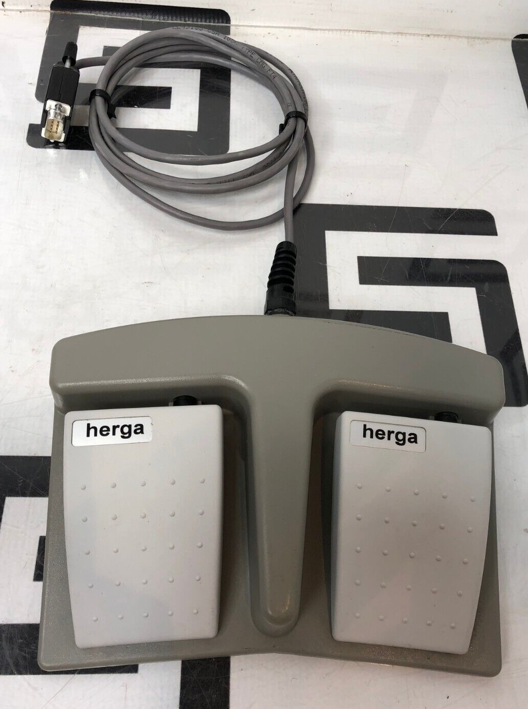 Used Esaote Biosound MyLab Foot Pedal Switch 910 2756 100 Herga Ultrasonic Footswitch