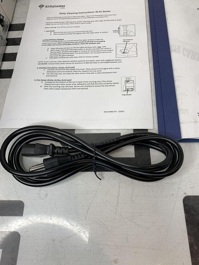 Used KIRBY LESTER KL15E Pill Dispenser Tablet Capsule Counter Microprocessor Capsule KL15  W/ WARRANTY