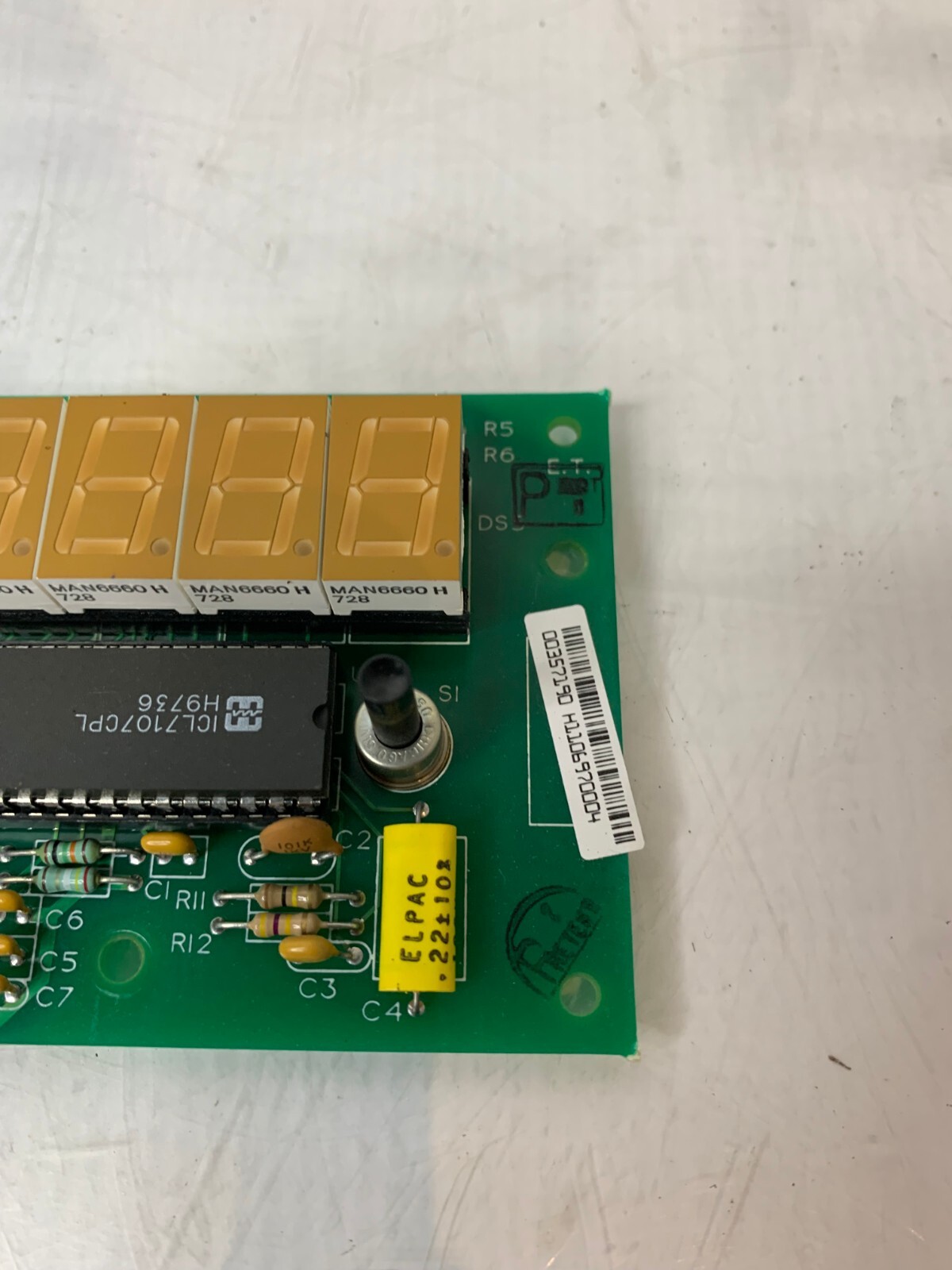 Used Beckman Allegra GS-6 Centrifuge Display PCB Board BD 357189 BI-2