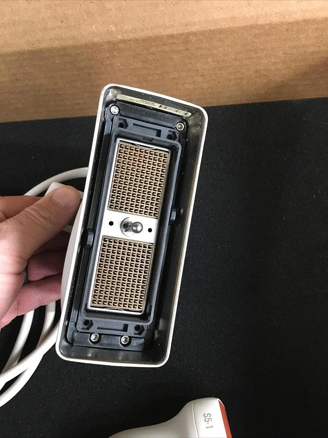 Used Philips S5-1 Ultrasound Transducer Probe Sector Array IE33 IU22