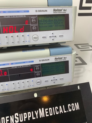 Used Lot of 3 B. Braun Horizon Nxt Modular Pump IV 610-012 McGaw