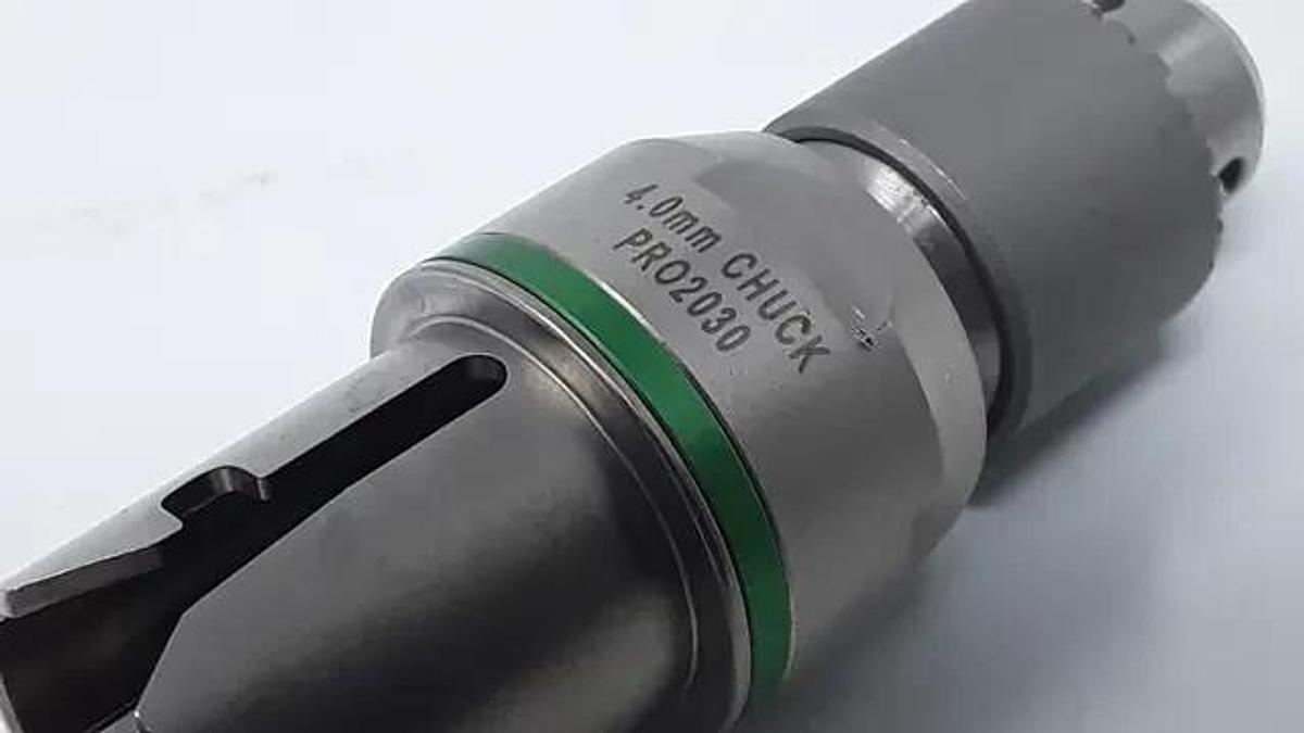 Used Stryker Jacobs Chuck Drill Adapter 277-82-131 Orthopedic Stainless w/ Key 1/4"