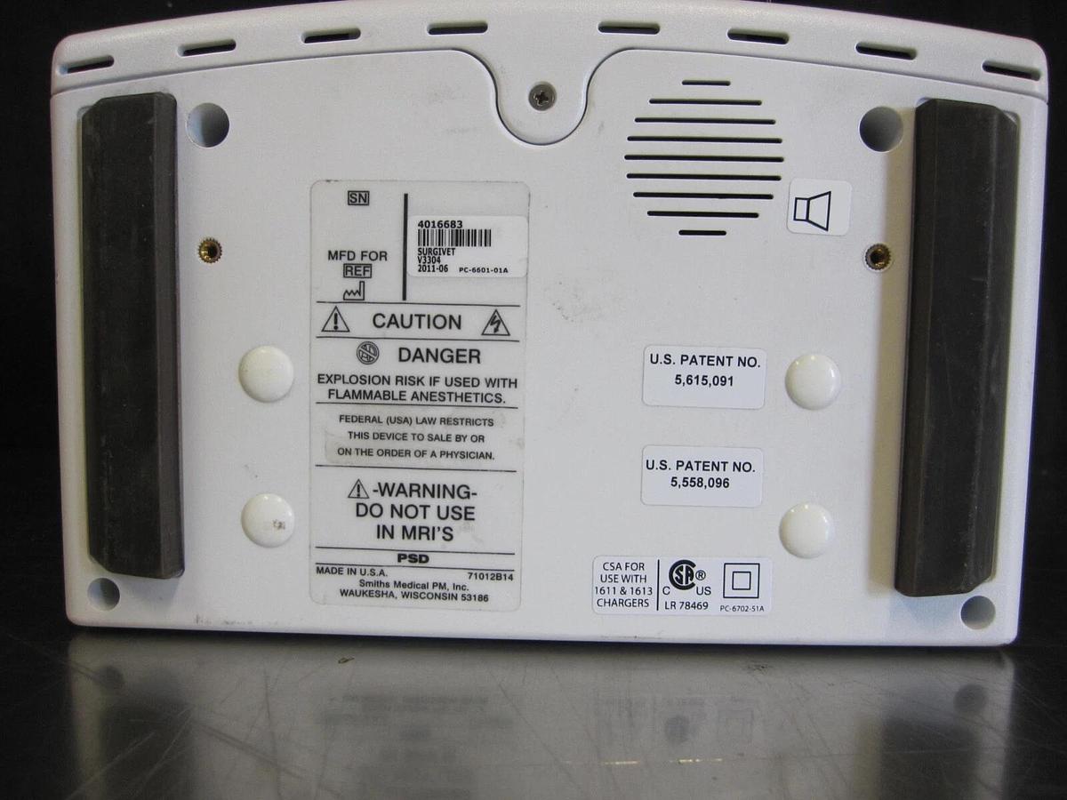 Used SurgiVet V3304 Veterinary Monitor (Untested)