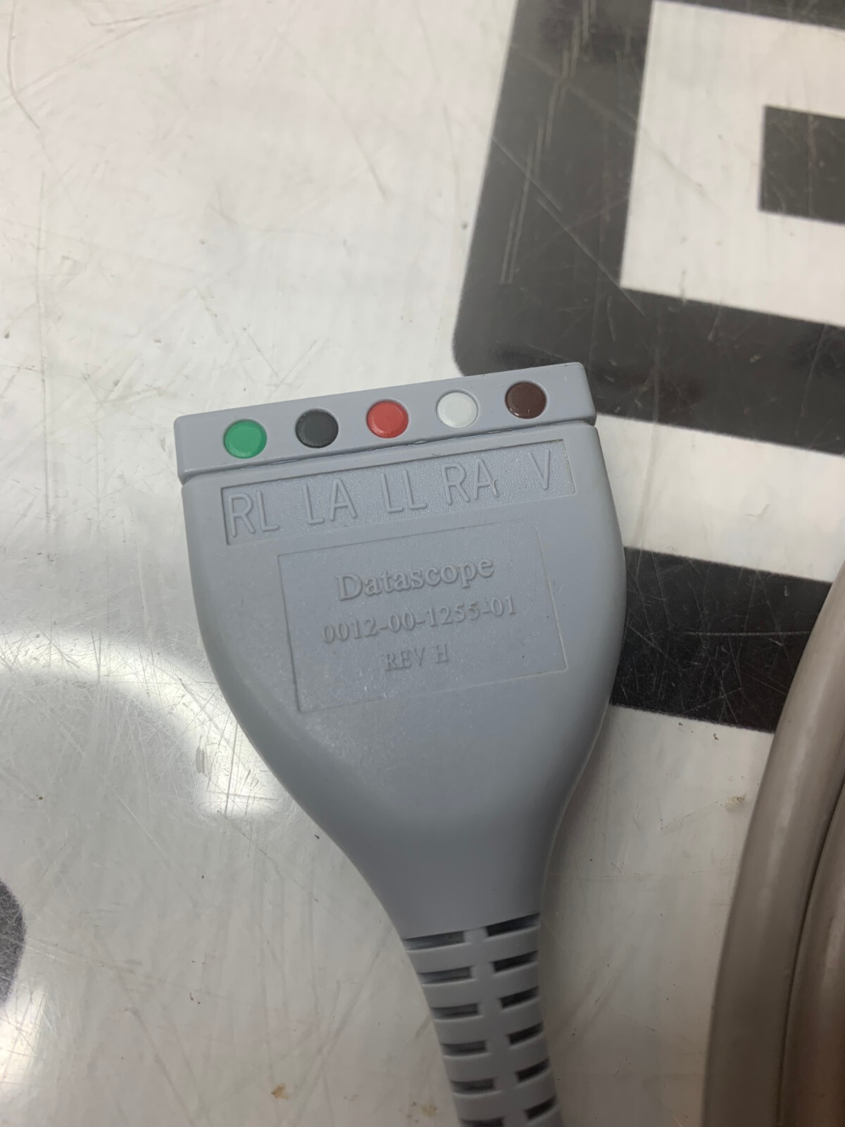 Used OEM Datascope 0012-00-1255-01 ECG EKG Trunk 5 Lead Cable