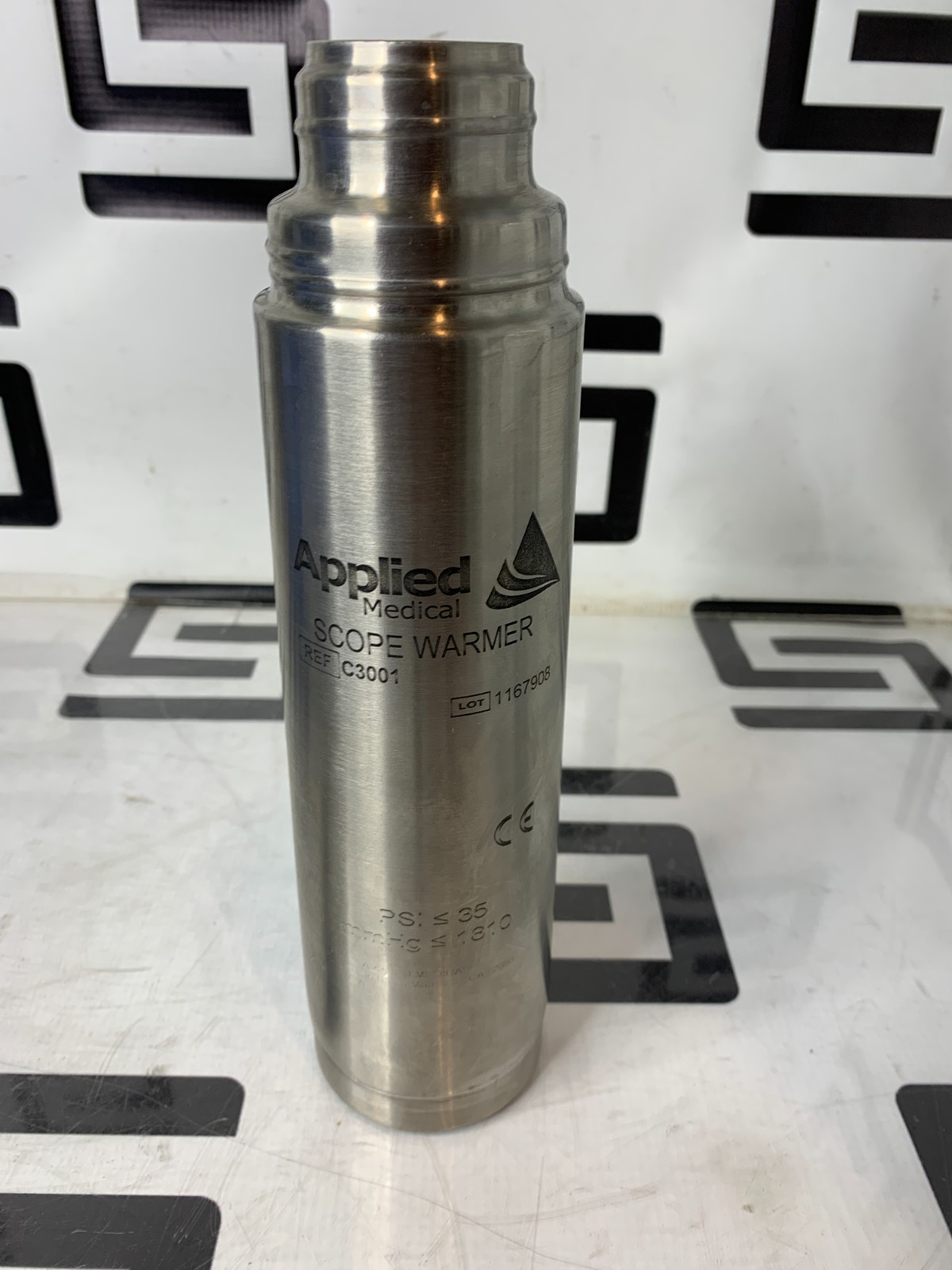 Used Applied Medical C3001 Scope Warmer Bottle REF#