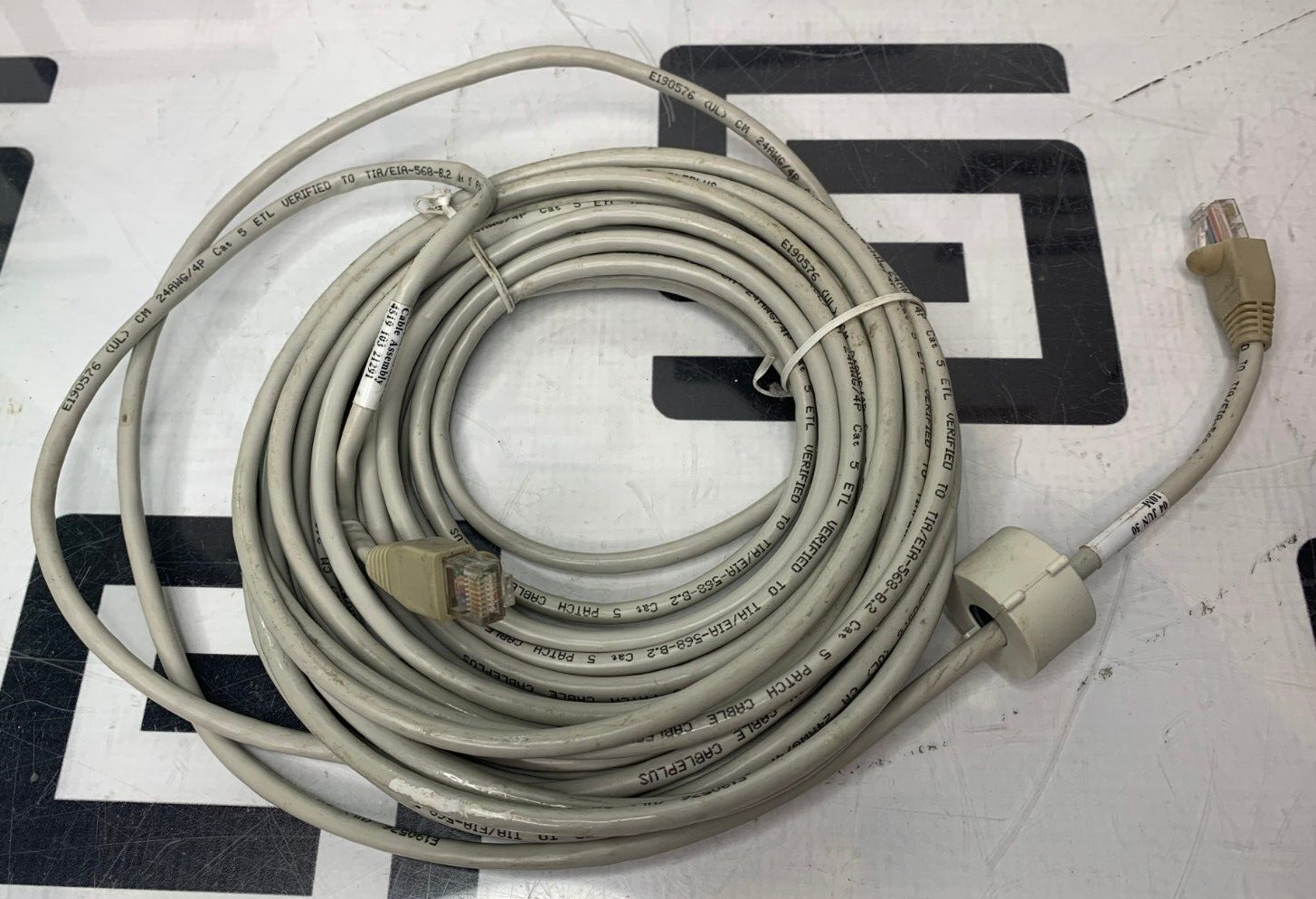 Used Gendex Orthoralix 9200 4519 103 21291 Ethernet Crossover Patch Cable Assembly