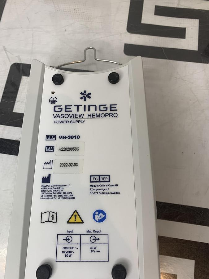 Used Maquet Getinge VH-3010 Vasoview Hemopro Adjustable Power Supply Unit