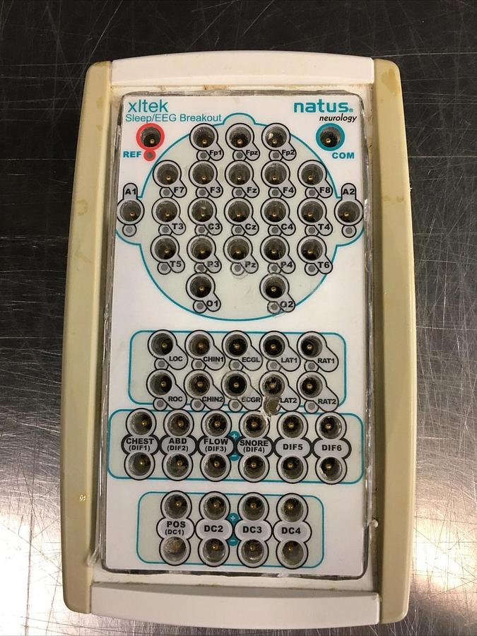 Used Natus 10395 Xltek Sleep EEG Breakout Unit