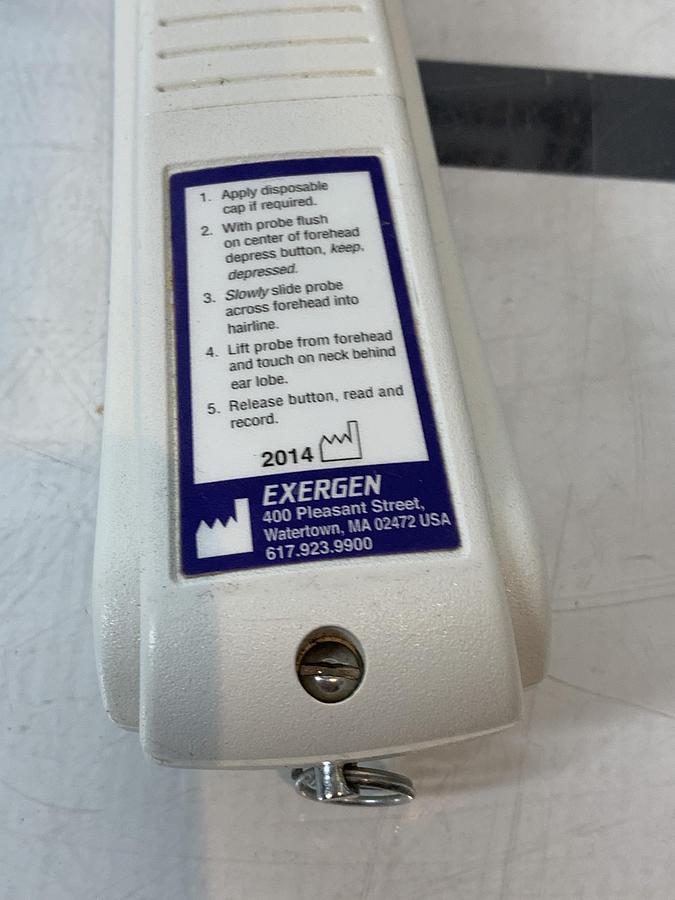 Used Exergen TAT-5000 Professional Temporal Scanner Thermometer w/ New Battery 