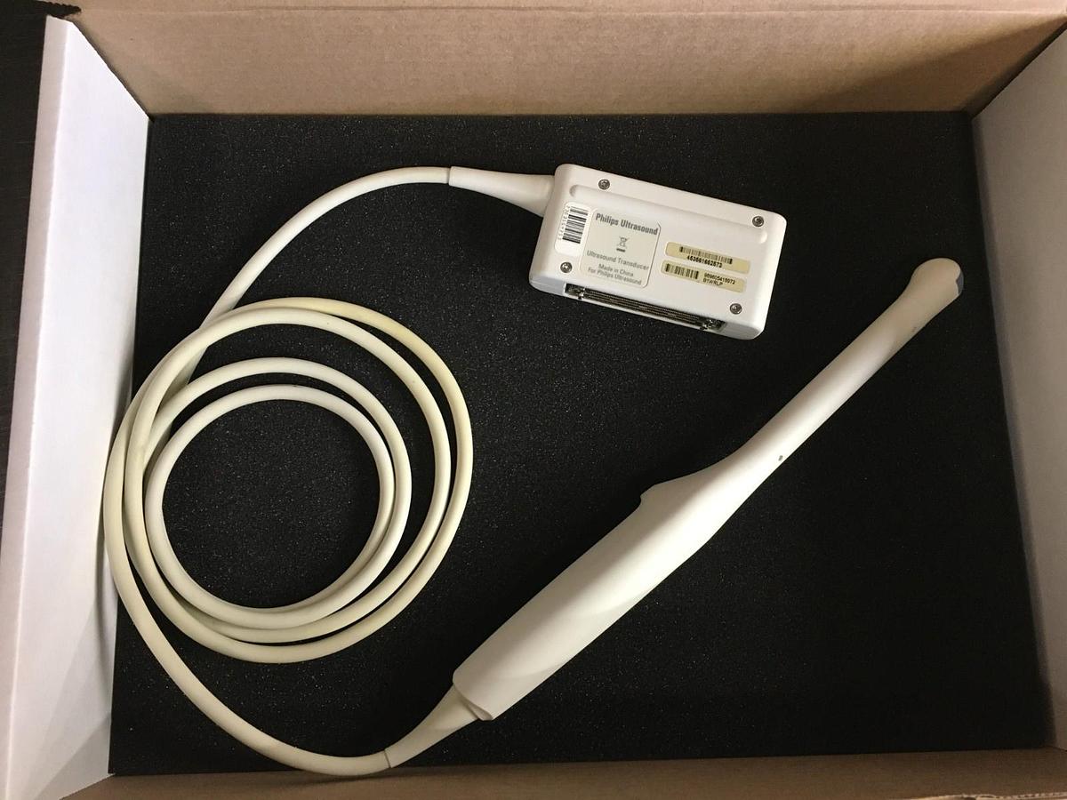 Used Philips C9-4V Ultrasound Transducer Probe 453561652573 Endocavity Transvaginal