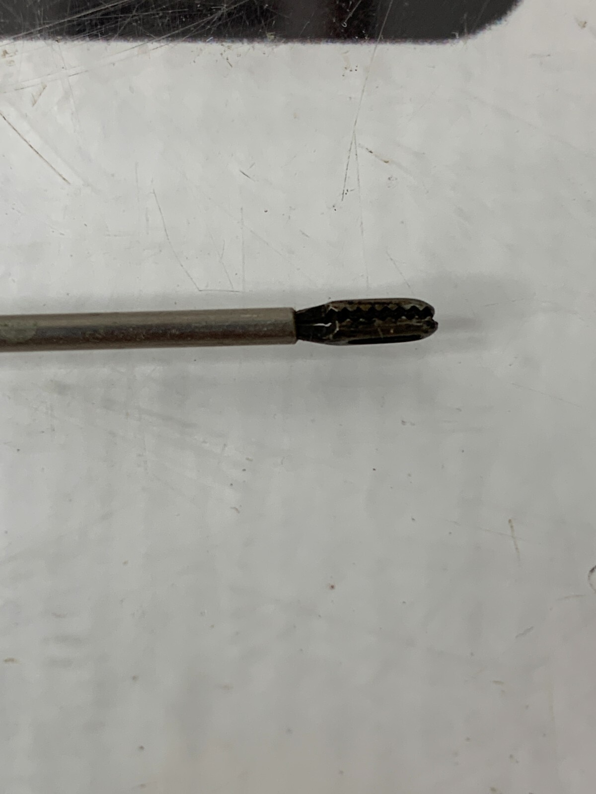 Used Pilling 50-6060 Jackson Grasping Forceps Peanut ENT 35cm Straight Serrated