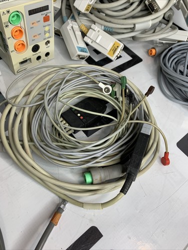 Used Fukuda Denshi DataScope Expert Super HS-500 Module HR-500 Recorder Cables EXTRAS
