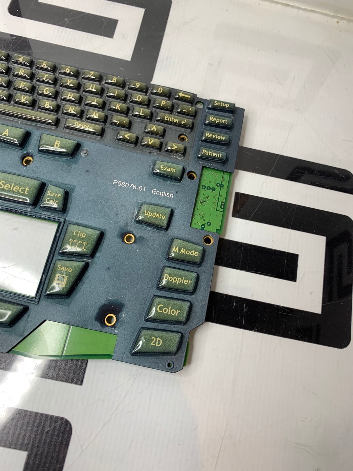 Used SonoSite M-Turbo P08076-01 P08042-01 Ultrasound C2 Control Panel PCA Interface