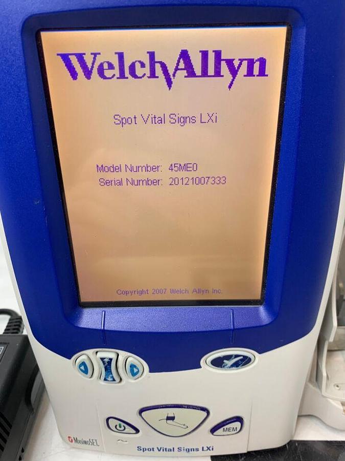 Used WELCH ALLYN 45ME0 Spot Vital Signs LXi