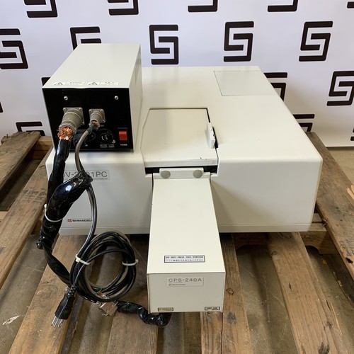 Used Shimadzu UV-2501PC UV-VIS Spectrophotometer CPS-240A Controller Recording