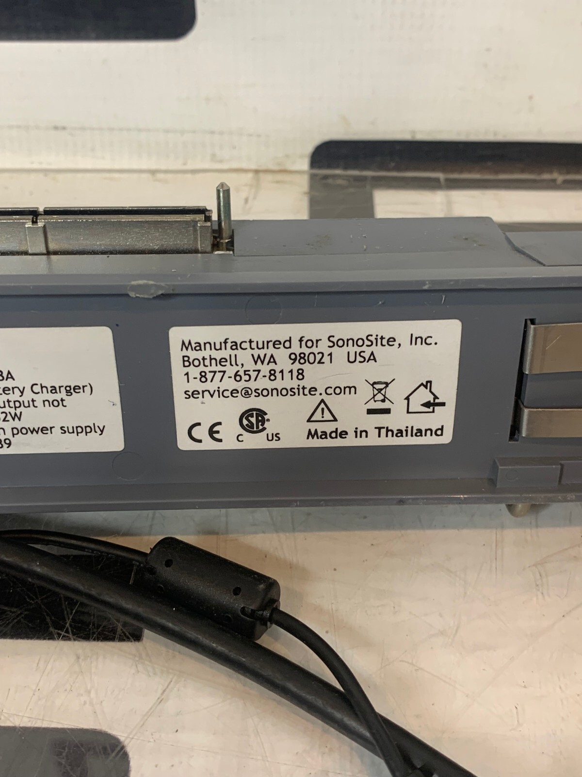 Used Sonosite P05964-05 Titan Micromaxx Mini-Dock DVI DOCKING STATION Cables P05964