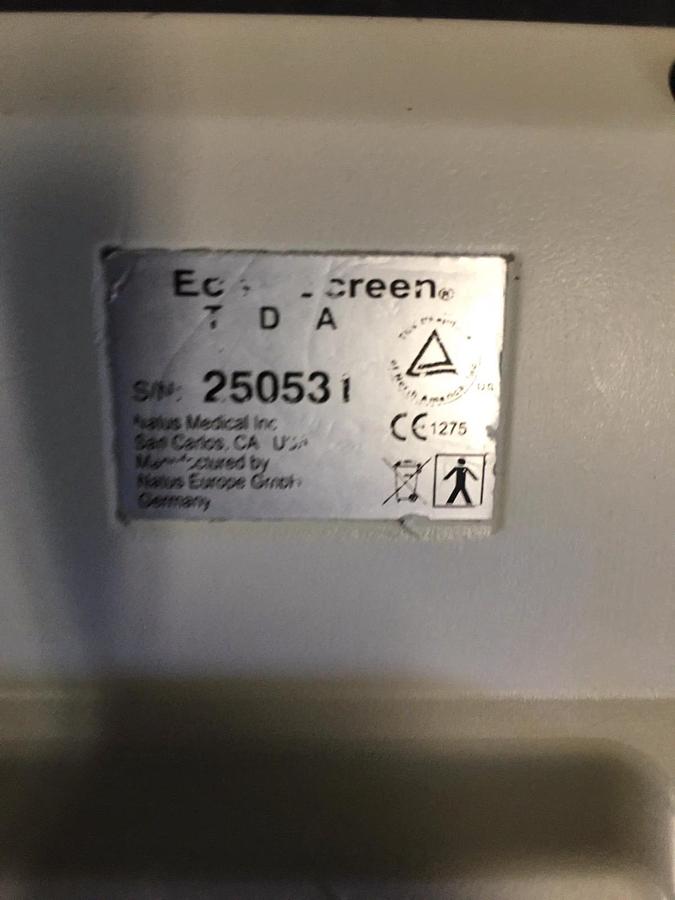 Used Natus Echo-Screen TDA Audiometer Echo Screen