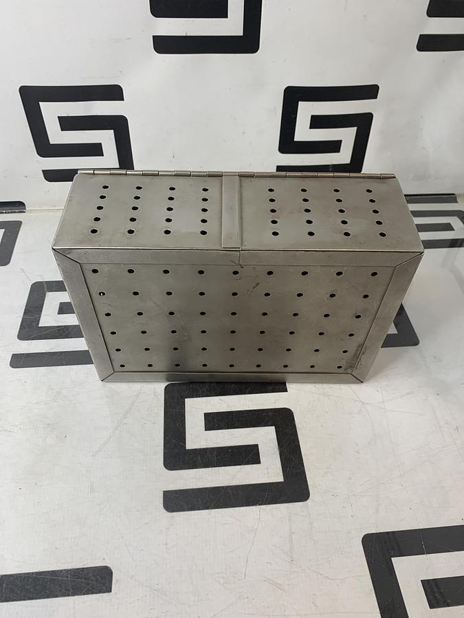 Used Zimmer 5052-12 Autoclave Sterilization Case 10-1/4 x 7-1/8 x 3-1/2 Hall Amsco #B