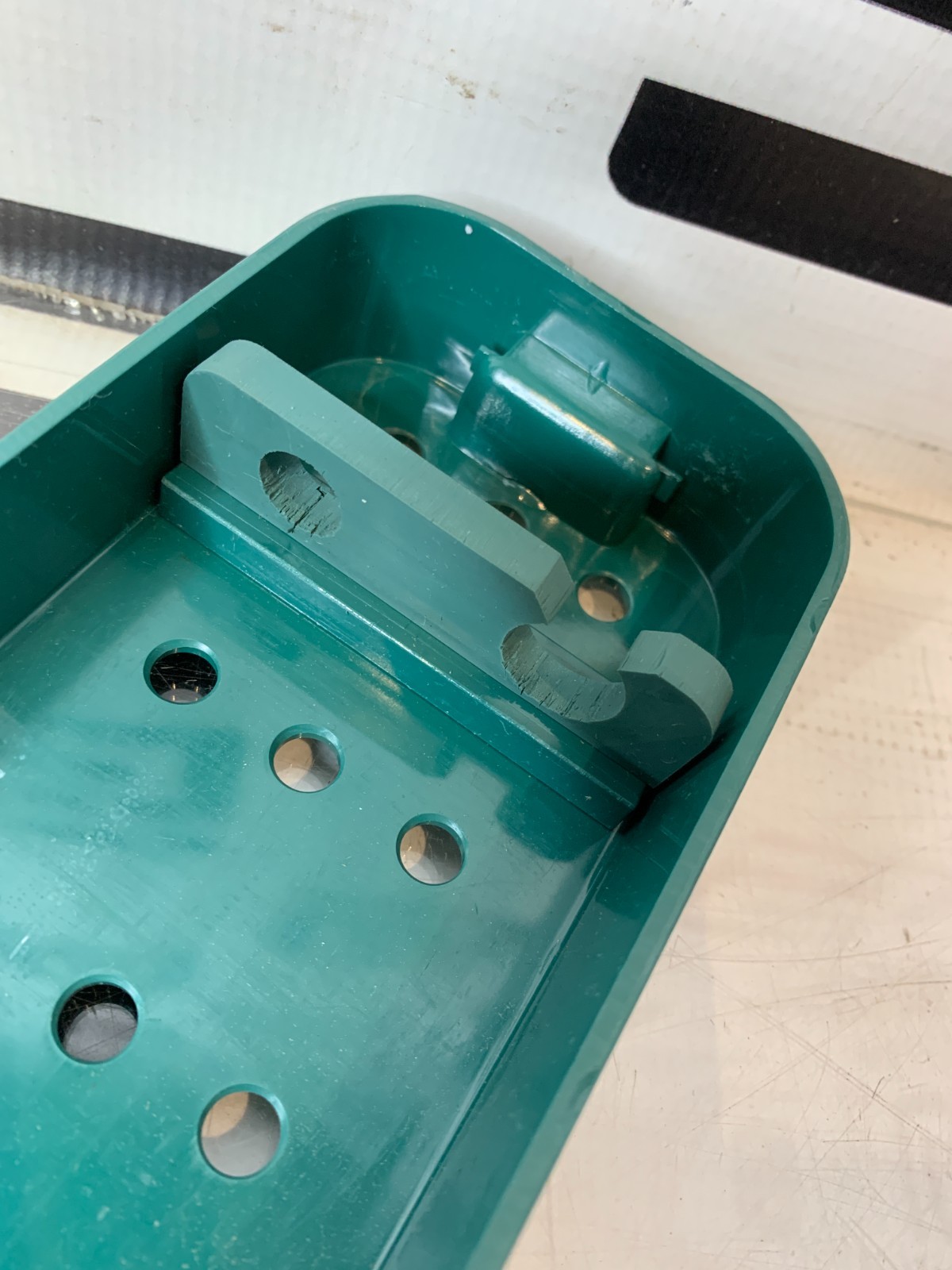 Used Stryker 233-032-108 Laparoscope Sterilization Tray 0233032108 17.5 X 3.25 X 2" B