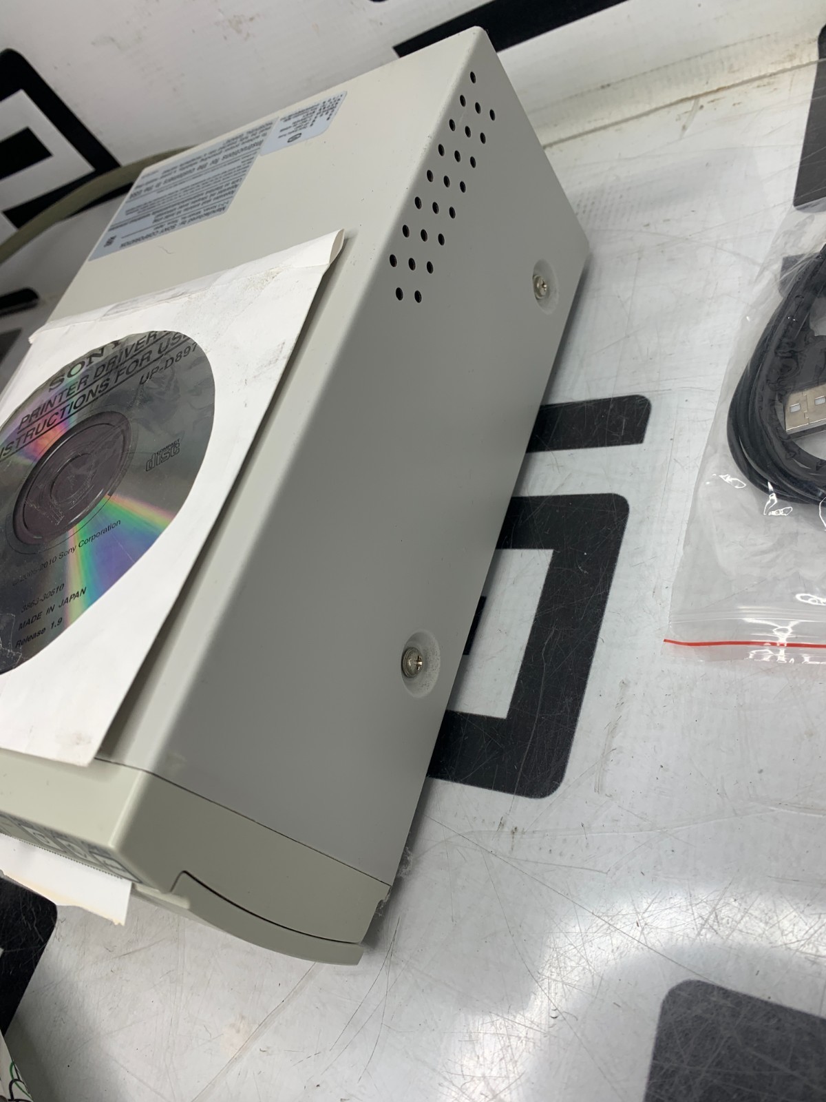 Used Sony UP-D897 Thermal Printer Digital Graphic Medical B&W Driver TESTED WARRANTY