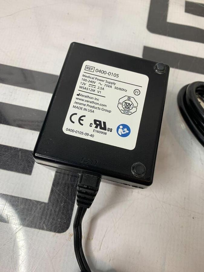 Used GlideScope Cobalt Power Supply 0400105 AVL Monitor Aperture Medical B