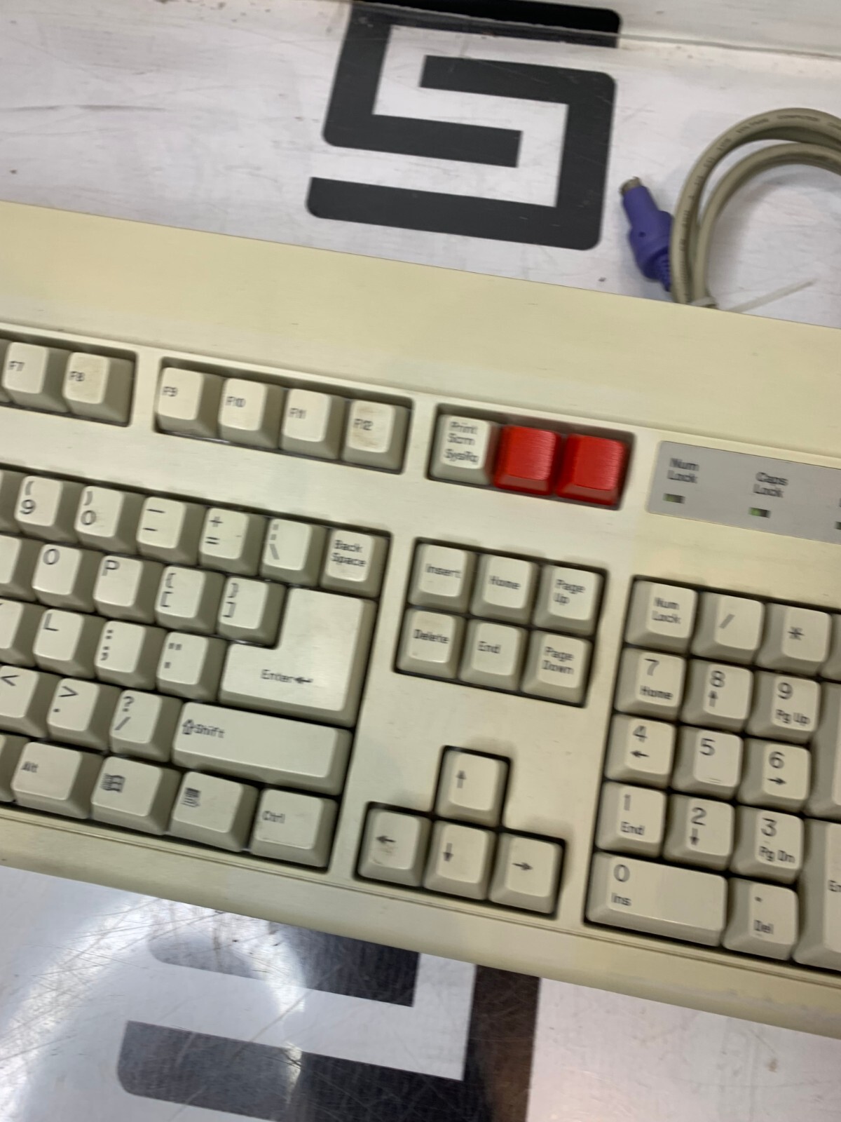 Used KEY TRONIC QUINTON E03601QUS201-C Q STRESS KEYBOARD FOR TM55 WIRED WARRANTY