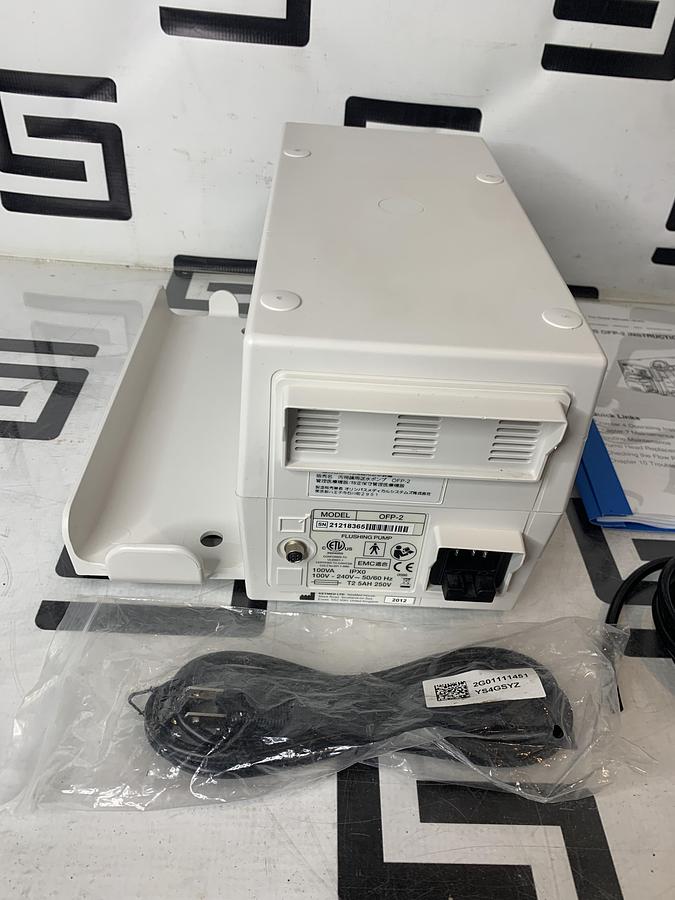 Used Olympus OFP-2 Endoscopic Flushing Pump Irrigation W/ Footswitch TESTED