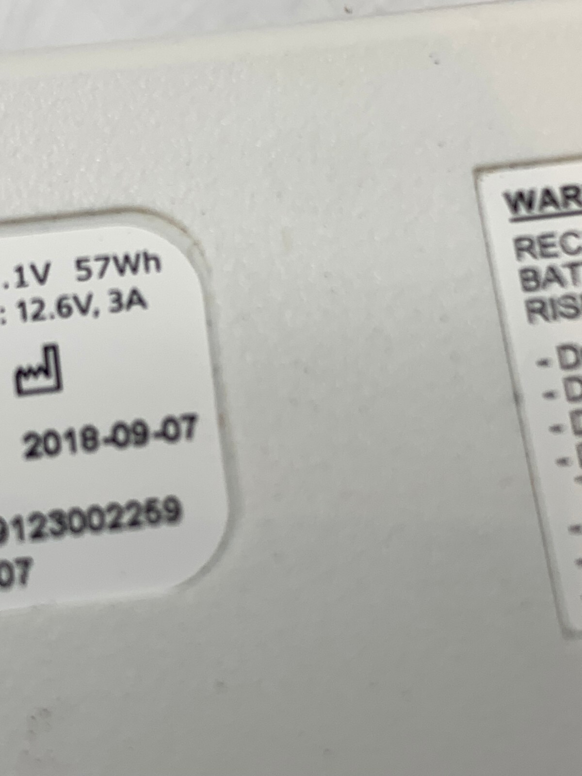 Used Verathon BVI 9400 Battery 0400-0066 BladderScan OEM 2018  TESTED / WARRANTY