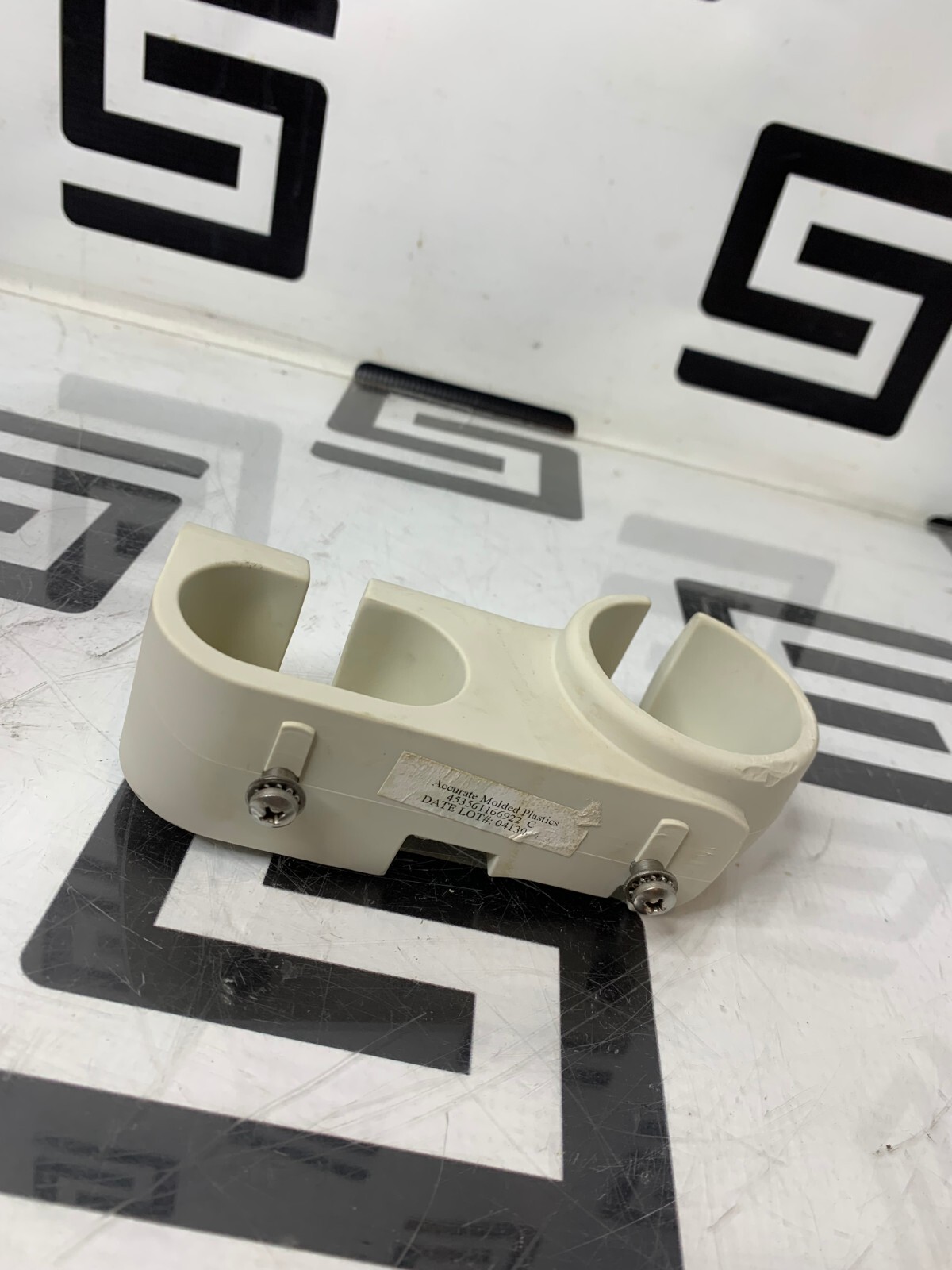 Used PHILIPS IU22 IE33 453561166922 C LEFT HOLDER PROBE TRANSDUCER ENCLOSURE XDCR LH