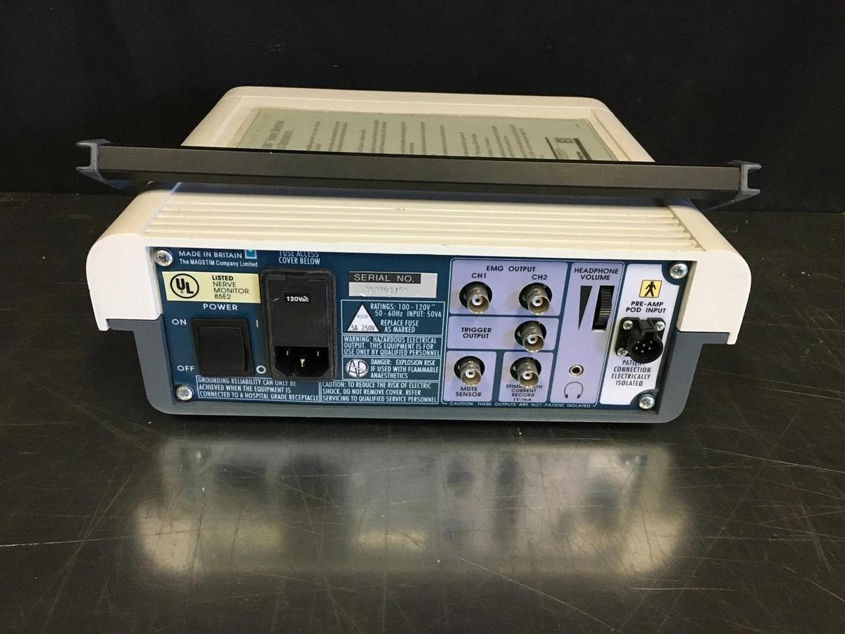 Used Magstim Neurosign 100 Neuromonitoring-System Nerve Monitor and Pre-amplifier Pod