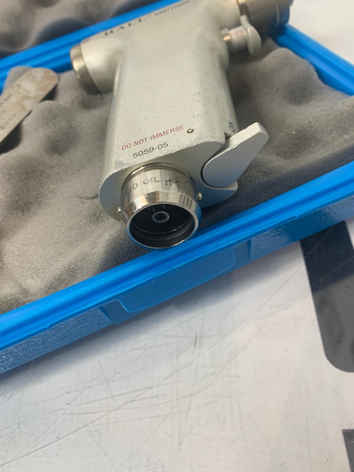 Used Hall 5059-05 Sternum Saw Surgical Handpiece w/ Case & 5059-07 Wrench WARRANTY