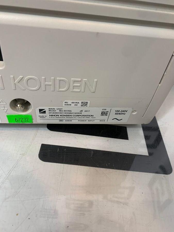 Used NIHON KOHDEN MU-651RA BSM-6100 LIFESCOPE