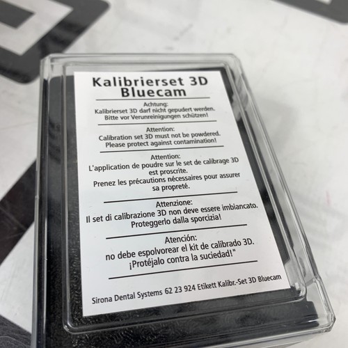 Used SIRONA CEREC AC BLUECAM CAMERA Calibration Kit Set 3D 6223924 6267509  D3524