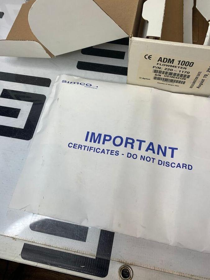 Used AGILENT Technologies ADM1000 Universal Gas Flowmeter.