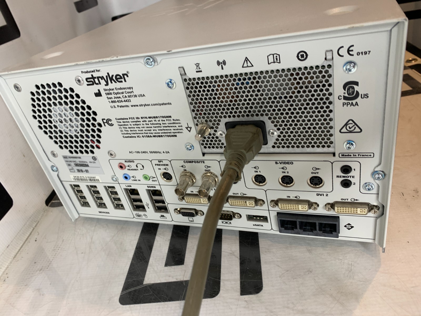 Used Stryker SDC3 HD 0240060100 Unit Info Management System Digital Capture REF Syste