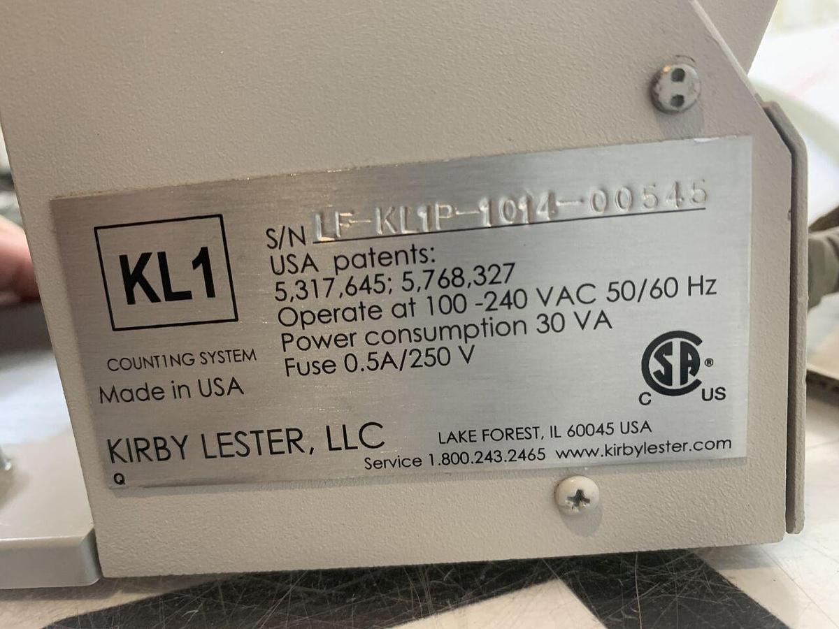 Used KIRBY LESTER REFURBISHED CALIBRATED KL1 Plus Pill Tablet Capsule Counter Microprocessor Capsule KL1PLUS W/ WARRANTY Pill Dispensers